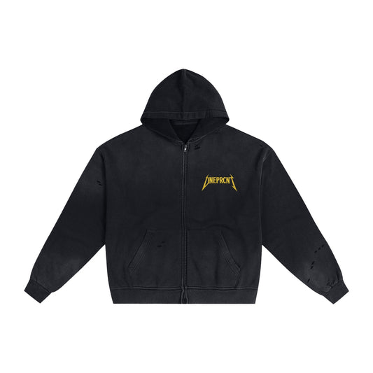 ONEPRCNT VINTAGE WASHED ZIP-UP